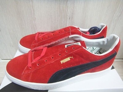Puma Suede Vtg Mij Retro High Risk Red New Navy Made in Japan 380537-02 Men Us10