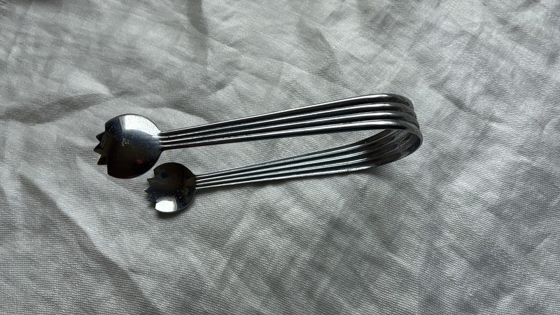 Art Deco Russel Wright For Chase USA Chrome Ice Tongs