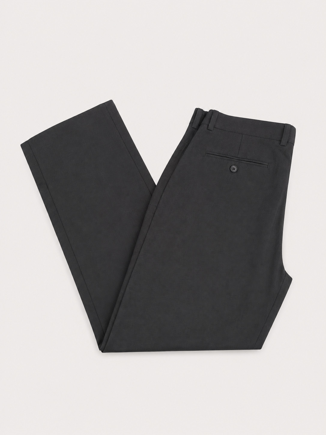 Tommy Hilfiger  trousers in brushed herringbone,36X30, Dark Grey