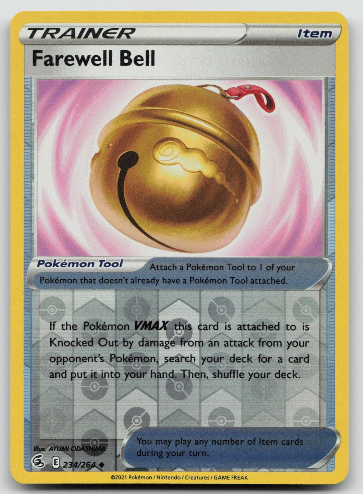 Farewell Bell 234/264 Reverse Holo LP Fusion Strike Pokemon