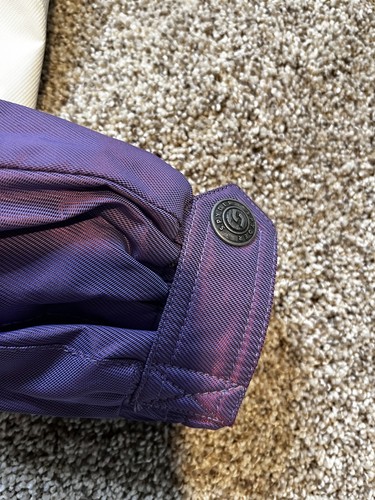 Spyder Men's Ski Jacket Lined Thinsulate Long Sleeve White Purple Black Sz Small - Picture 16 of 19