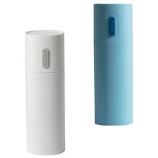 2 Pcs Toothbrush Holder Travel Case Holders Portable Container Plastic