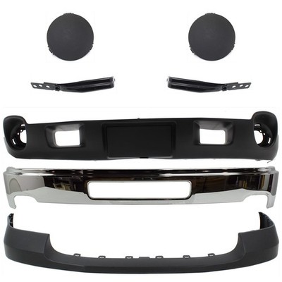 Bumper Face Bars Front Driver & Passenger Side Left Right for GMC Sierra 3500 HD