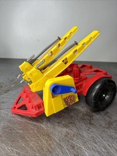 IDEAL MOON EXPLORER Rocket Unit X-1 Launcher Trailer Red Yellow Playset