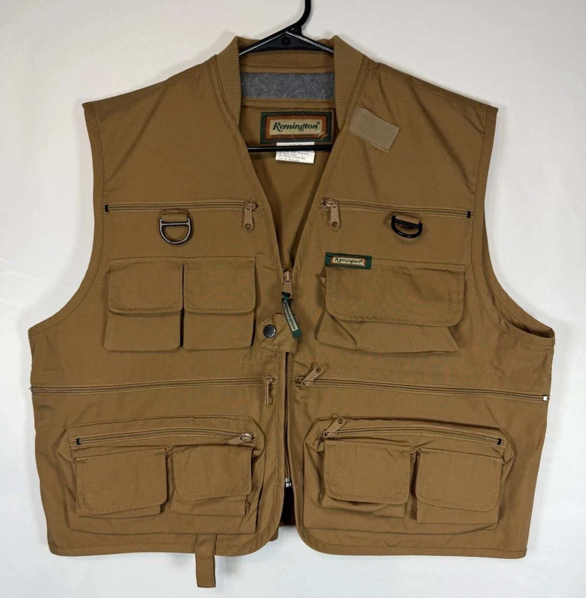 Remington Fishing Vest Mens Large Brown Canvas Multi Pocket Hunting Outdoors
Opens in a new window o