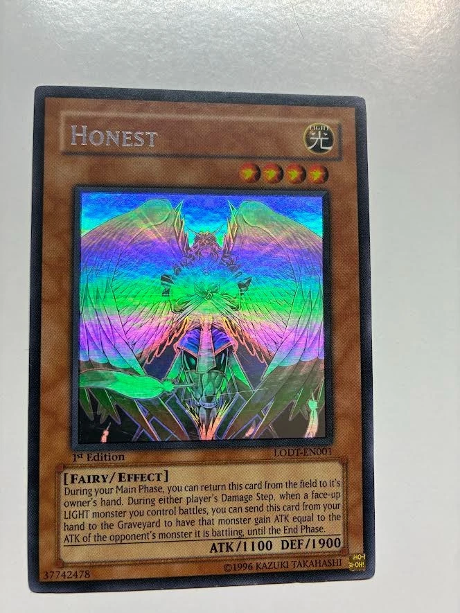 Yu-Gi-Oh! TCG Honest Ghost Rare Individual Collectible Card Game