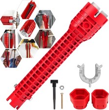 8 in 1 Multifunctional Sink Bathroom Wrench, Plumbing Tool for under Sink, Bathr