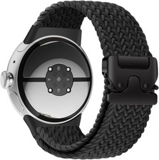 Elastic Nylon Strap Compatible with Google Pixel Watch 4 45mm Breathable