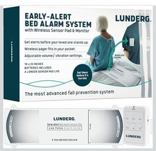 Early Alert Bed Alarm, Wireless Sensor Pad  Pager w Pre-Alert Smart Technology
