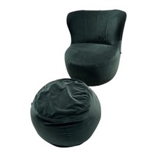 freistil Rolf Benz Sessel 173 Stoff Velour Polyester 6084 Dunkel Tannengrün 