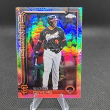 Topps 2025 Chrome Update Rafael Devers #USC105 San Francisco Giants