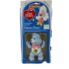 Vintage Kenner Care Bears Grams Bear Poseable Figure NIB PVC 61220 1984 Toy