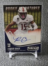 2021 Panini Chronicles Draft Picks - Threads Rookie Signatures #15 Kawaan Baker 