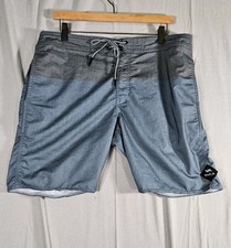 RVCA Mens Colorblock Boardshorts Waist Size 34 Beach Resort Travel Surf
