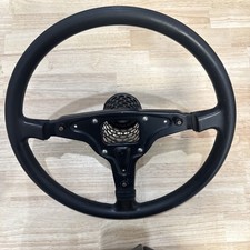 Used Original Porsche 944 924 3 Spoke Black Steering Wheel 1974-84