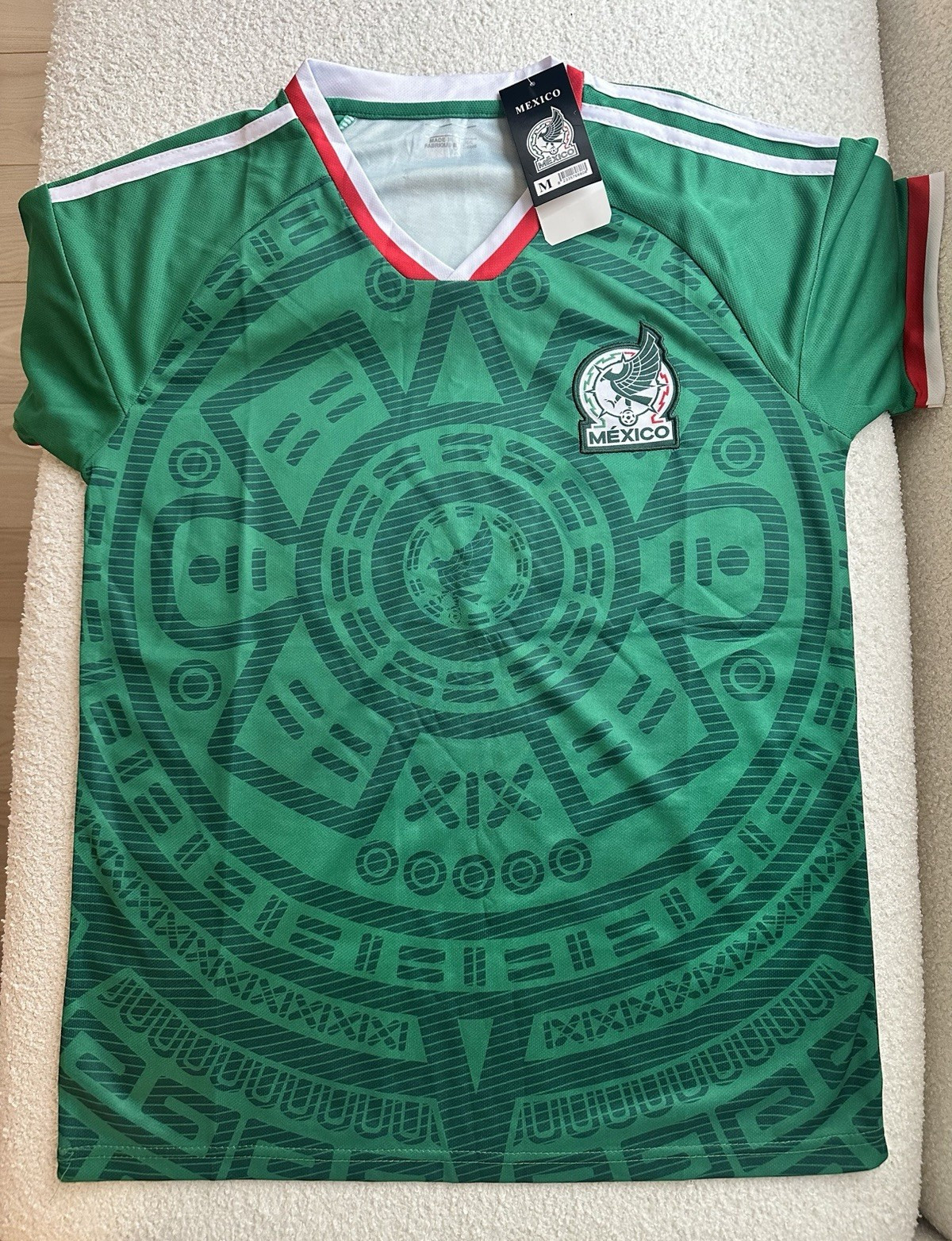 Mexico National Team Mexico Soccer Jersey Shirt Size M Green White Red Replica