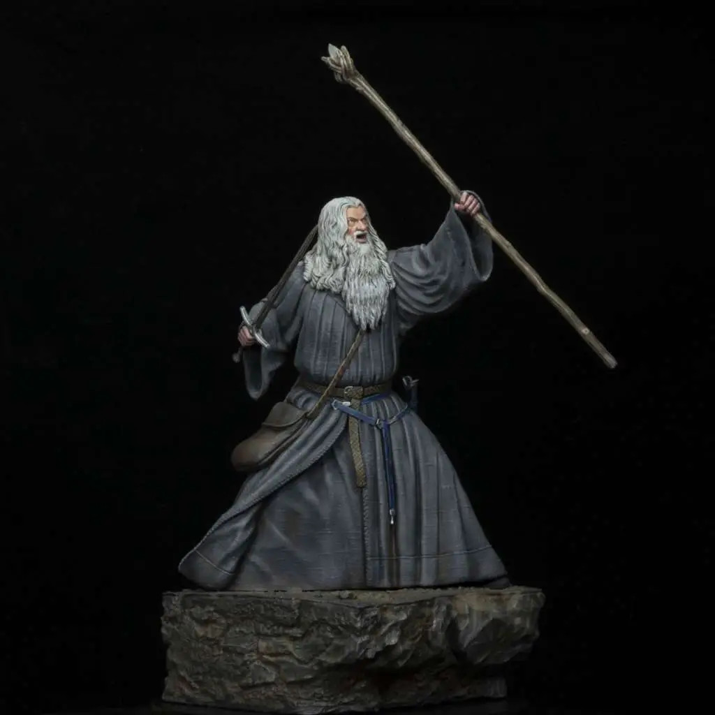 Sd Toys Black Statuette The Lord Of The Rings Gandalf En Moria - Image 5