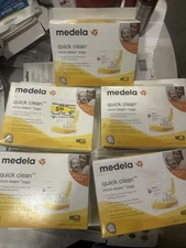 MEDELA 5 BOXES X 5 BAGS (25 TOTAL) QUICK CLEAN MICRO STEAM BAGS new old stock