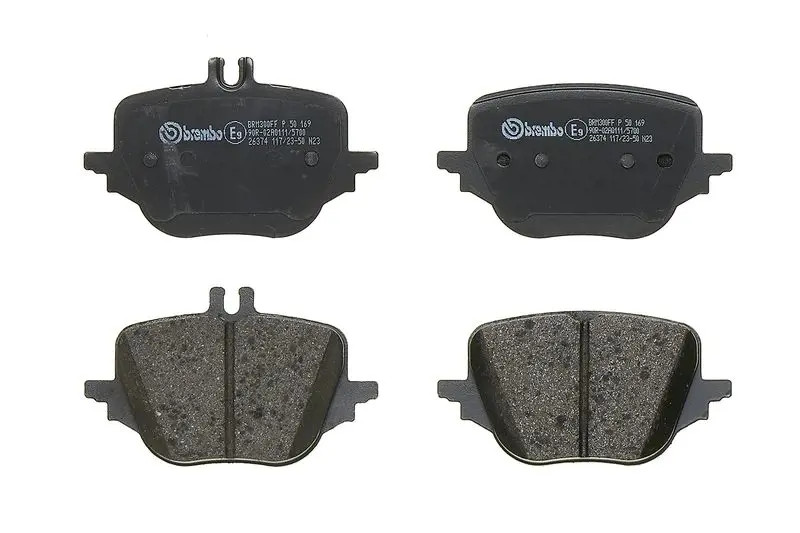 BREMBO Kit pastiglie freno, Freno a disco P50169 - Immagine 2
