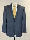 Lauren Ralph Lauren Men's Dark Blue Plaid 100% Wool Suit 42R 36X30 $798