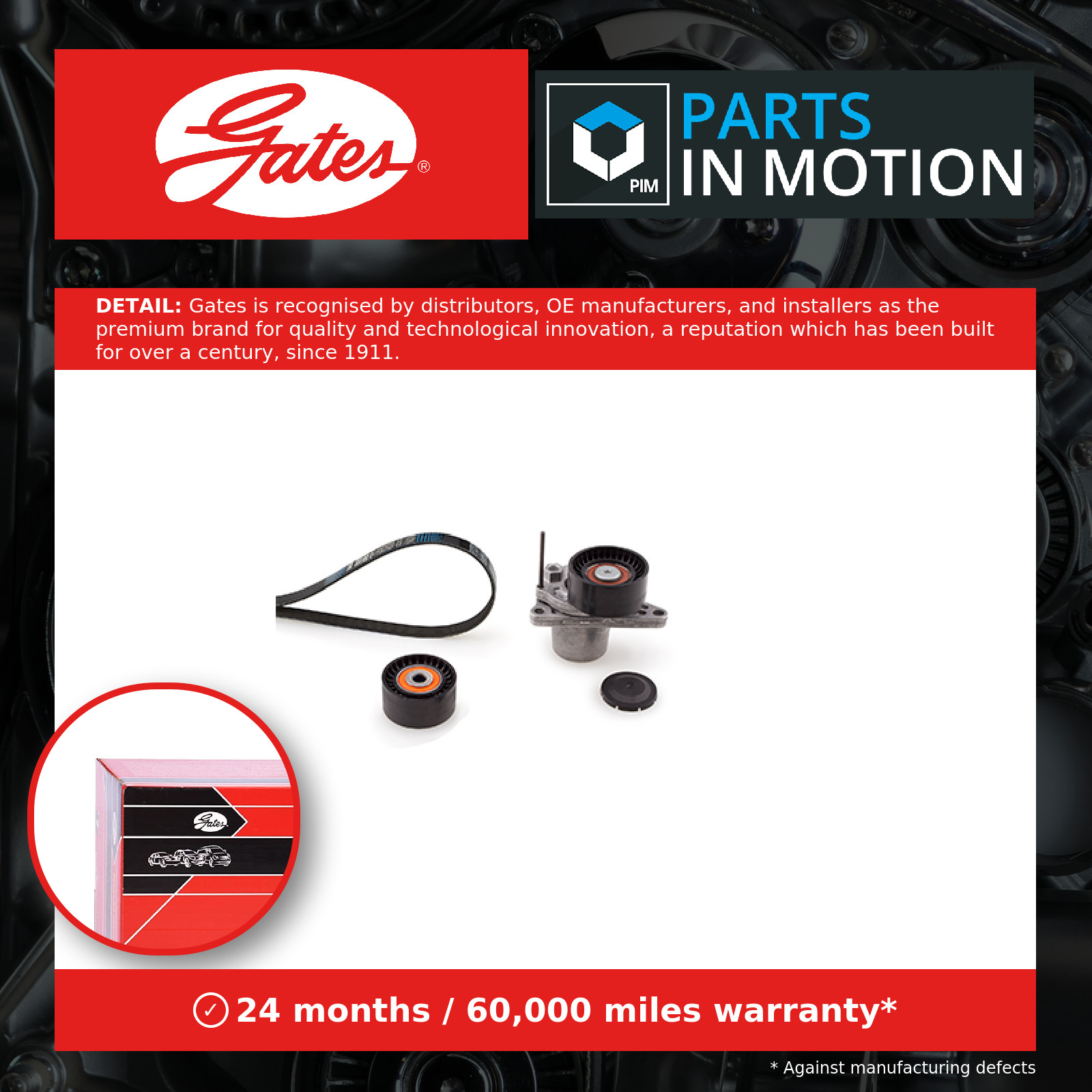 ✅Fits GATES K017PK1335 K017PK1335 MICRO V KIT ⭐UK Seller⭐ - Image 21