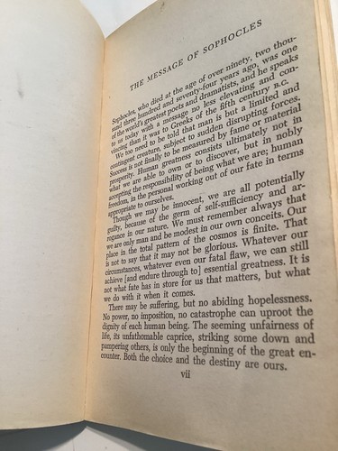Sophocles Oedipus The King 1st Printing 1968 Signet - HIGHLY MARKED WITH NOTES - Picture 6 of 16