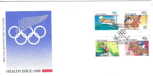 New Zealand Comm/First Day Covers - Health Issue - 1988 (NZ334)