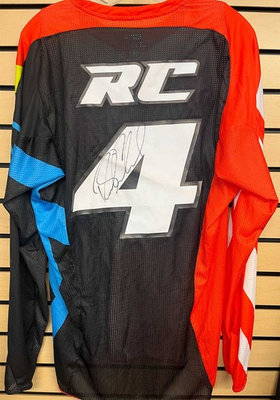 #ad Fox Racing Ricky Carmichael Signed # 4 360 Jersey $600.00