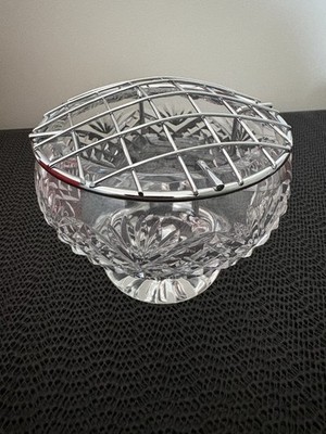 Royal Brierley Kristall Rose Schale Tisch Herzstück