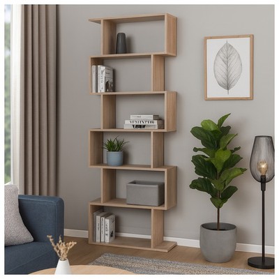 Regal 70x189 Thekla Sonoma Standregal mit 6 Fächern Raumteiler HTI-Living