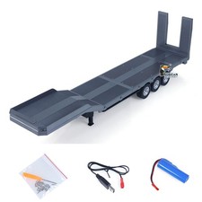 Kunststoff Semi-Anhänger Flachbett 1502 für 1/18 RC Traktor Truck HUINA 1501