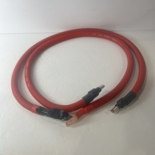 Flexible 0 Gauge Red Power/Ground Wire - Soft-Touch PVC Jacket - 30 Each Used