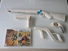 Lotto Nintendo Wii: 2 Giochi + 4 Accessori Gun/Zapper (Link's Crossbow Training