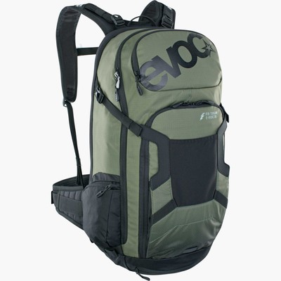 EVOC FR TOUR E-RIDE 30 E-Bike-Rucksack, M/L, Dunkeloliv/Schwarz