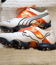 Orange Golf Shoes for Men 7.5 US Shoe for sale | eBay
