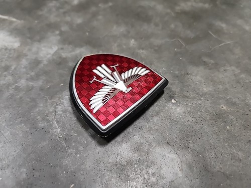 OEM Toyota 85-89 MR2 AW11 Front Hood Eagle Emblem Red Badge MK1 Genuine Part 40! - Picture 3 of 7