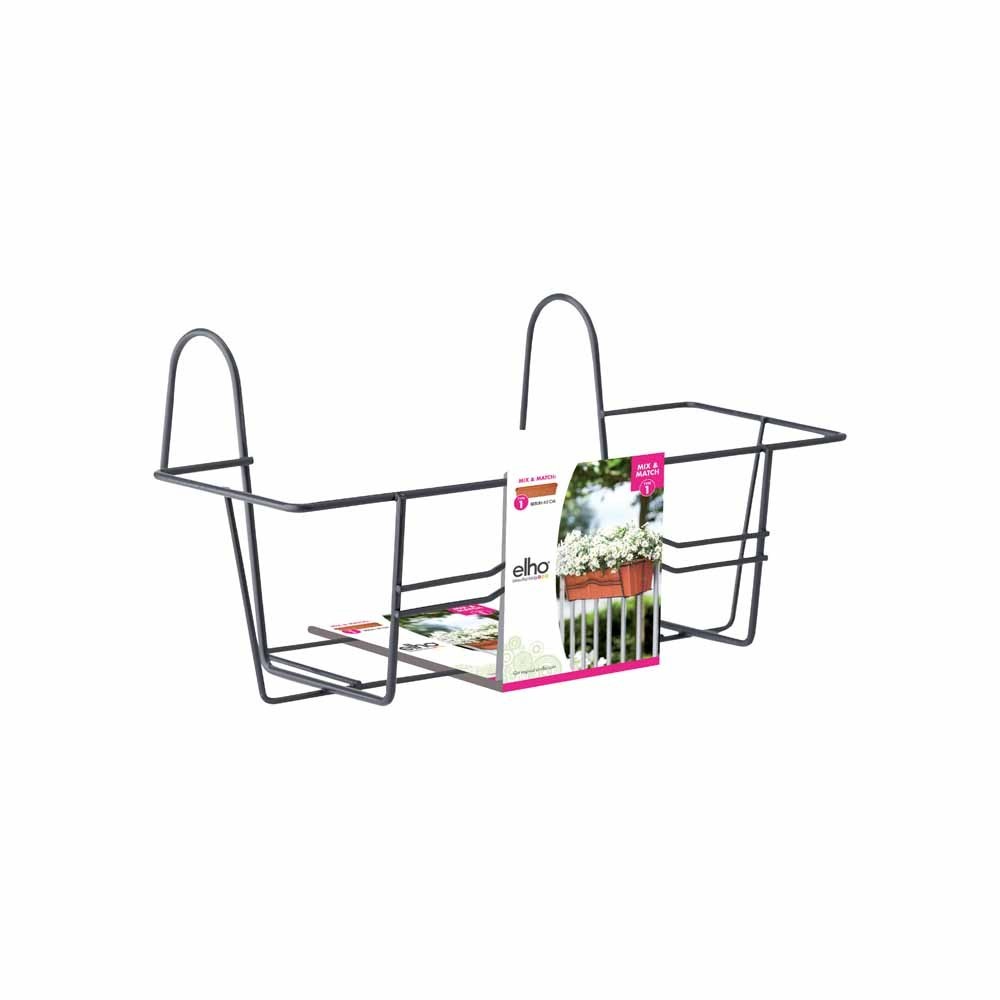 green basics balcony rack 60cm anthracite elho