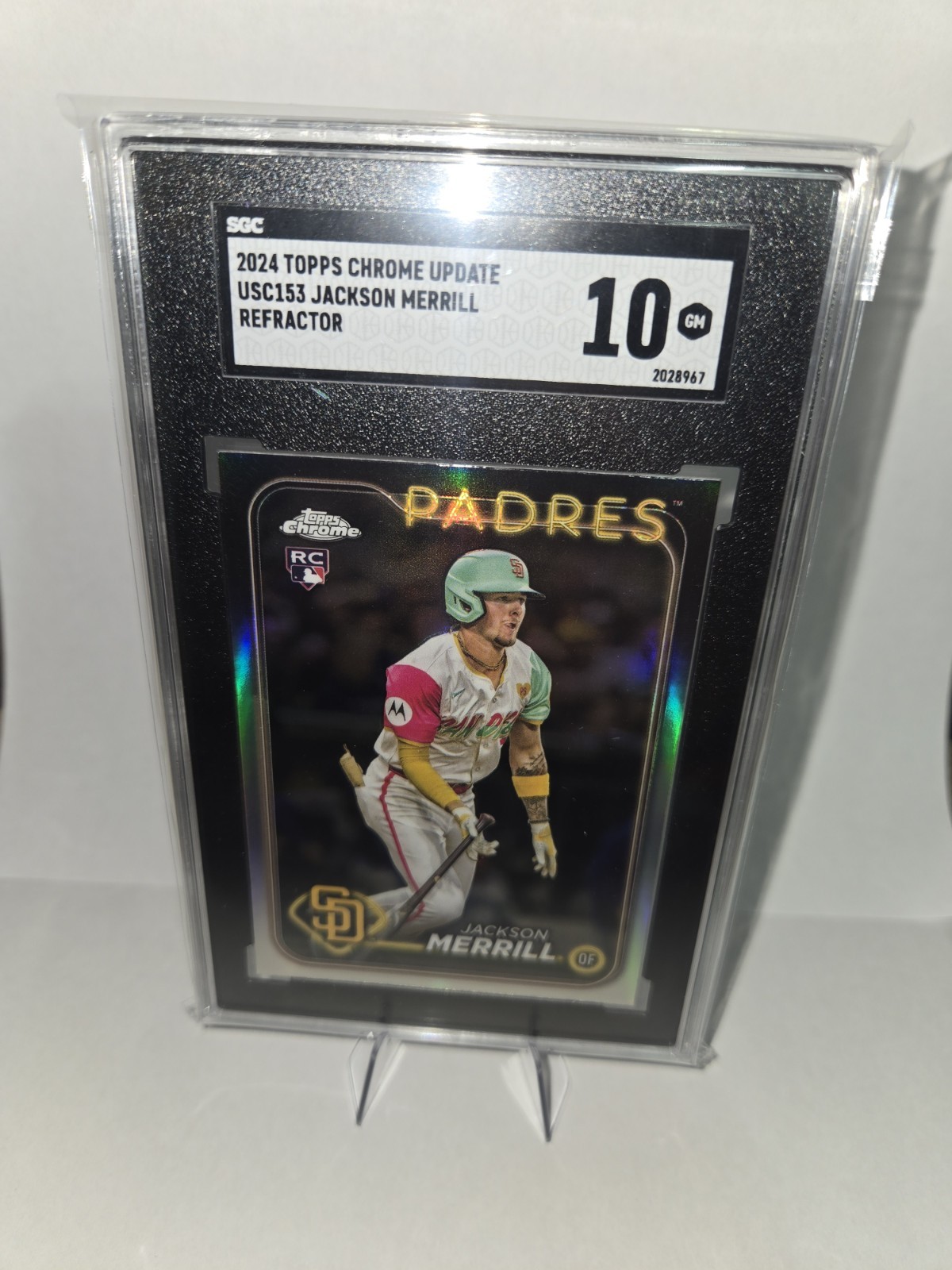 2024 Topps Chrome Update Series - Jackson Merrill #USC153 Refractor (RC)