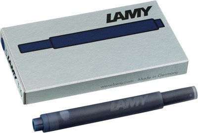 Lamy T10 Fountain Pen Ink Refills. Blue/Black 4 Boxes
