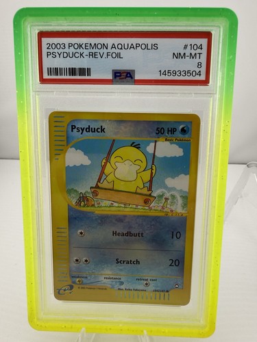 Psyduck graded PSA 8 for sale on eBay