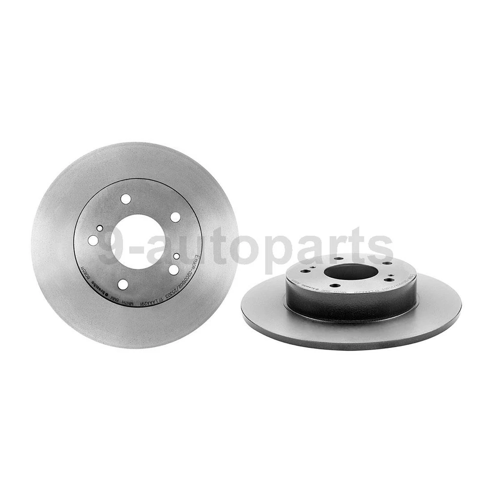 布雷博 OE 前后盘式制动转子适用于 2000 2001 年日产 Maxima — 第 3/4 张图片