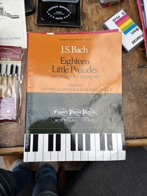 JS Bach, Achtzehn kleine Präludien für Klavier Notenbuch