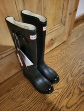 Image of Hunter Tall Wellington Boot for Women - Rare Carnaby Lizard Design Size UK 4