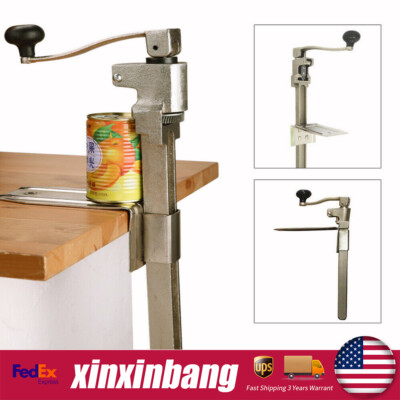 Commercial Steel Restaurant Food Big Can Opener Manual Table Mounted Heavy Duty