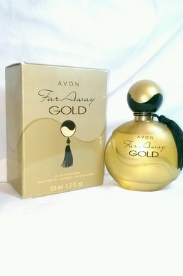 AVON Far Away GOLD Eau De Parfum Fragrance Spray 1.7 fl oz LIMITED EDITION NIB