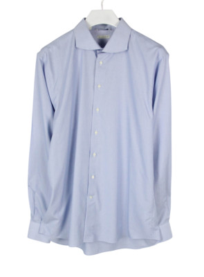 Suitsupply Try On Extra Slim Fit Formal Shirt Mens 46-7/18L Blue