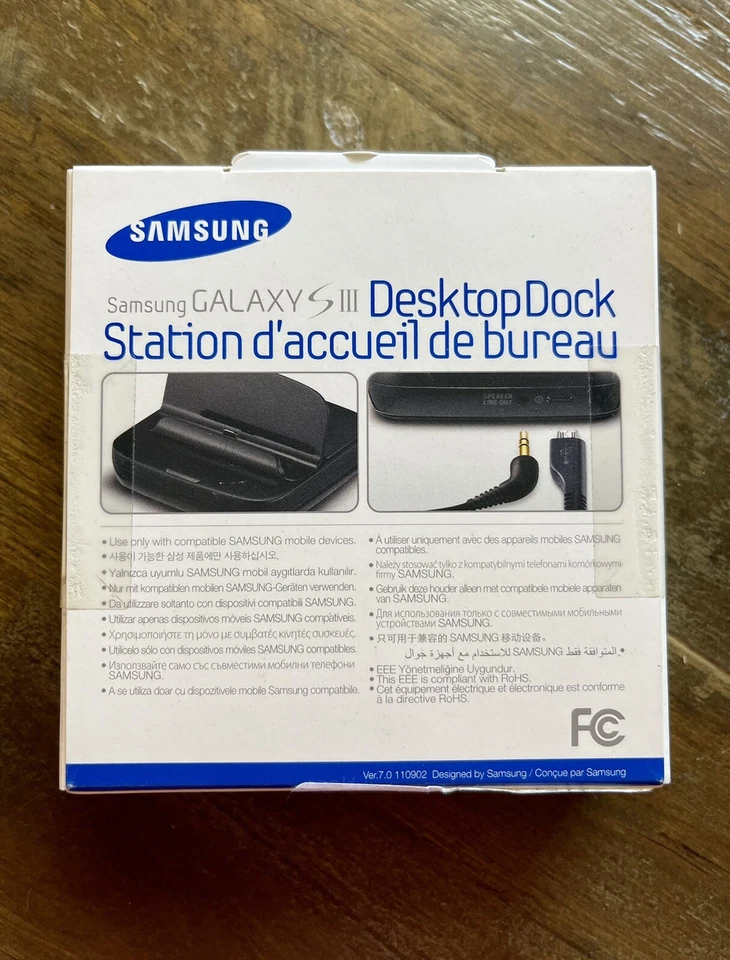 Base de escritorio Samsung Galaxy S III compatible con Galaxy-S II, Galaxy-Note + funda Foto 3 de 4