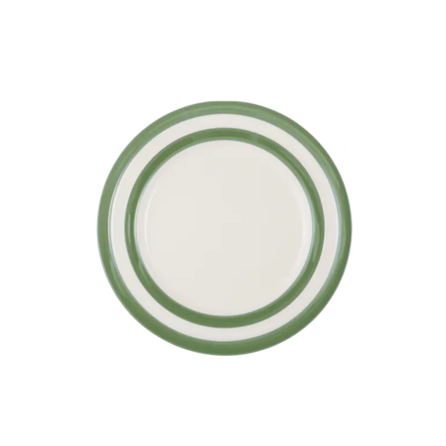 Cornishware Adder Green Breakfast/Salad Plate 1 x 22cm, Ceramic