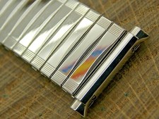 JB Champion NOS Stainless Expansion 17.5mm-21mm Mens Unused Vintage Watch Band