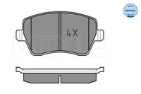 Meyle 025 239 7317 Brake Pad Set, Disc Brake For Dacia Lada MERCEDES-BENZ Nissa